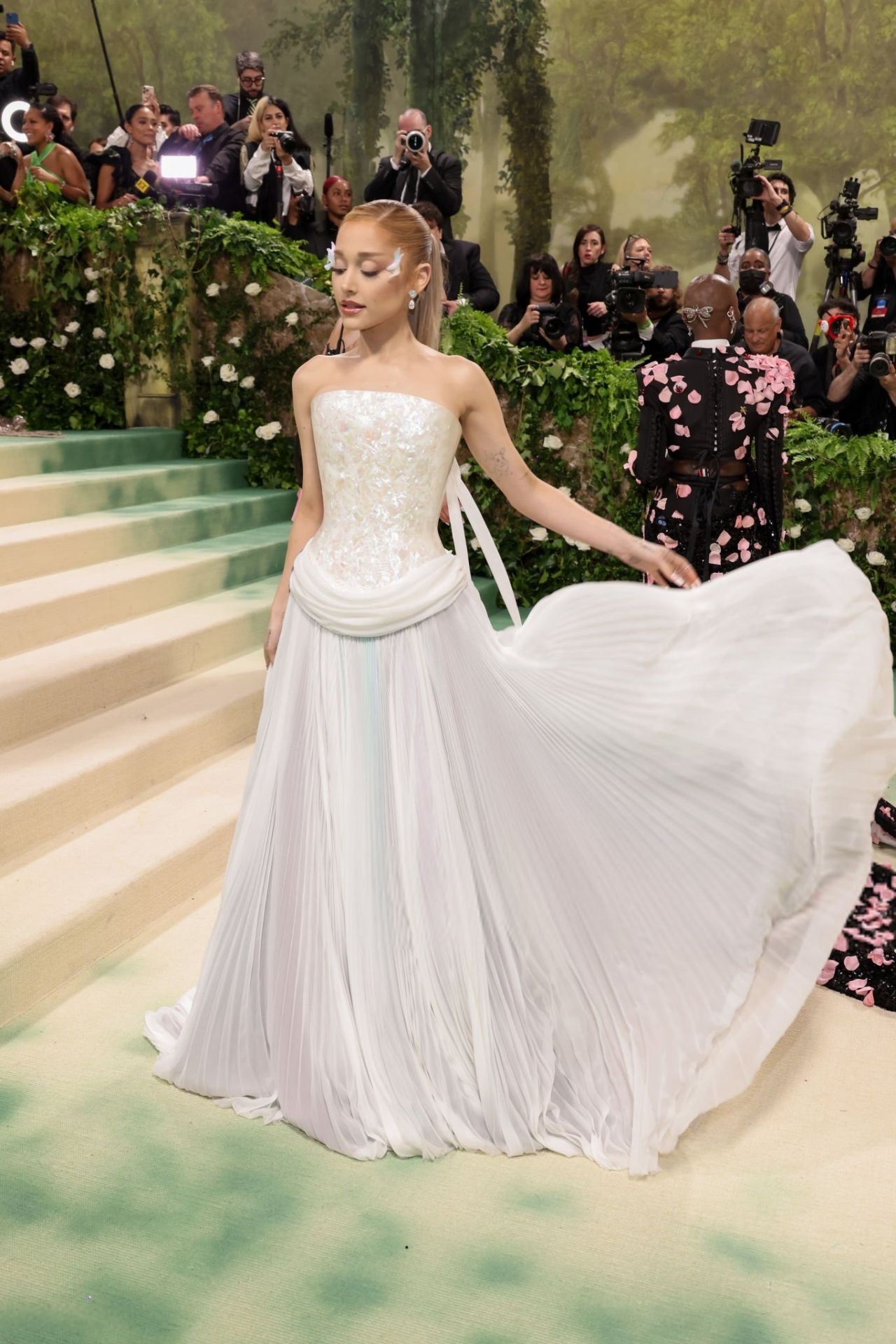 Ariana Grande Shines in Iridescent Ensemble at the 2024 Met Gala in New York City11